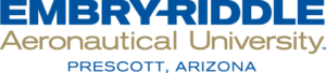 Embry-Riddle Aeronautical University's logo for top online colleges in Arizona ranking.